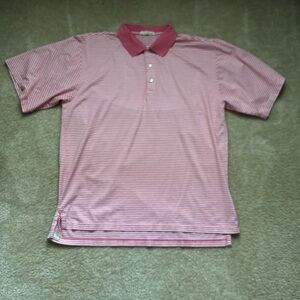 Peter Millar Embroidered Logo Polo EUC Size L